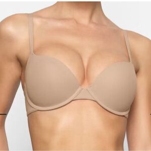 SKIMS FITS EVERYBODY PUSH UP BRA CLAY 36 DD NEW WITH TAGS